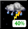 Wednesday Night: Chance Showers And Thunderstorms