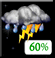 Tonight: Showers and thunderstorms likely before 1am, then patchy fog and a chance of showers and thunderstorms between 1am and 4am, then areas of fog and a chance of showers and thunderstorms. Cloudy, with a low around 68. East wind 0 to 10 mph. Chance of precipitation is 60%. New rainfall amounts between a half and three quarters of an inch possible. Tonight: Showers And Thunderstorms Likely